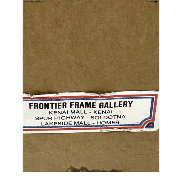 OOAK Pastel Chalk Wall Art Drawing Vtg 80s Boy Girl Signed Framed Matted 22x27 - Picture 6 of 11